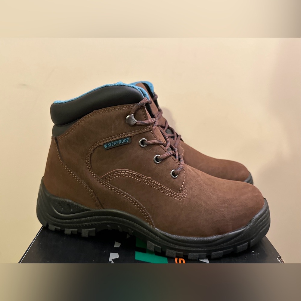 Women's Hytest K17751 Lithium 6" Steel Toe Safety Work Boot Size 8.5 Wide